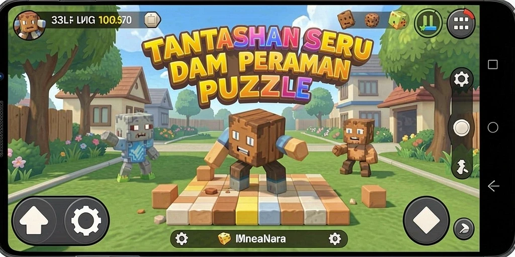 Tampilan gameplay seru di 33L dengan tantangan puzzle menarik.