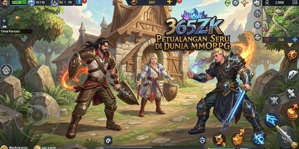 Screenshot gameplay yang menarik dari petualangan di 365ZK.