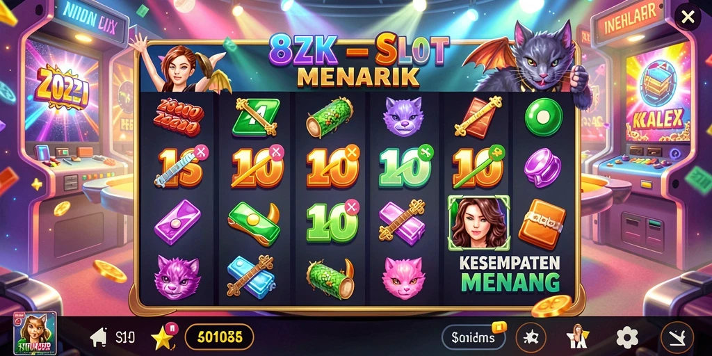 Gameplay menegangkan di slot 8ZK dengan banyak pilihan mesin