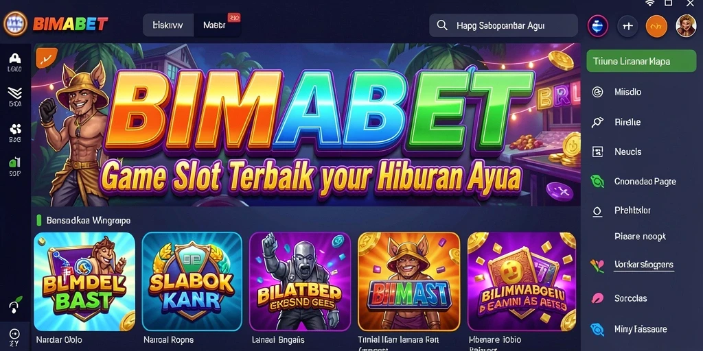 Tampilan menarik gameplay Slot di BIMABET dengan grafis yang menawan.