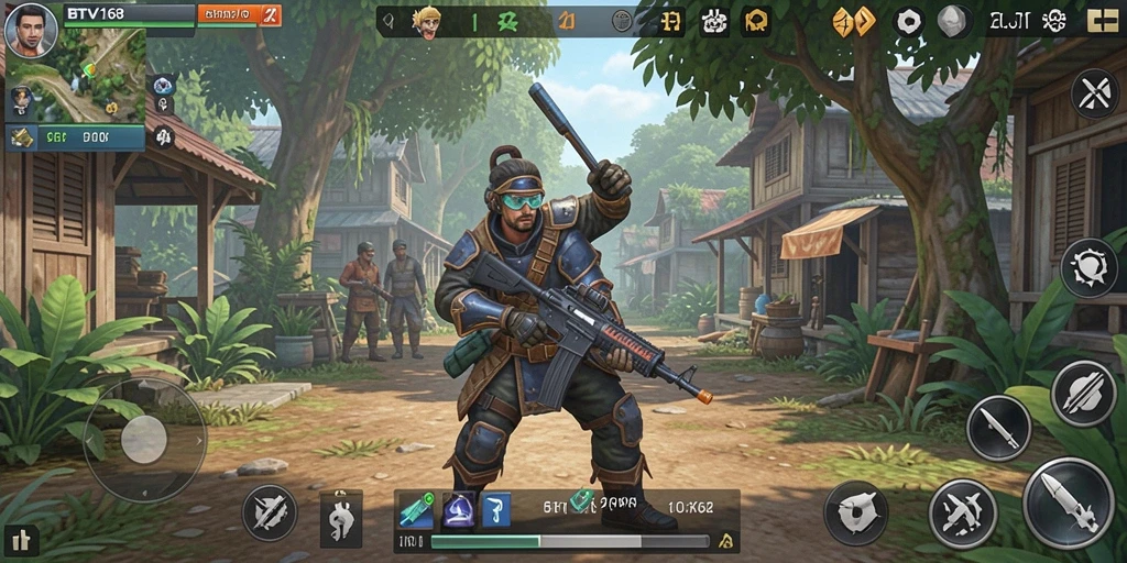 Screenshot utama BTV168 menampilkan momen seru dalam gameplay simulasi.