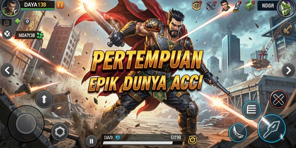 Screenshot menampilkan pertandingan aksi seru di DAYA138.