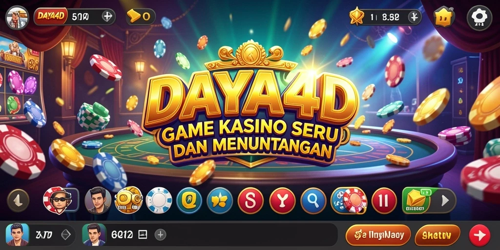 Tampilan menarik dari gameplay Kasino di DAYA4D.