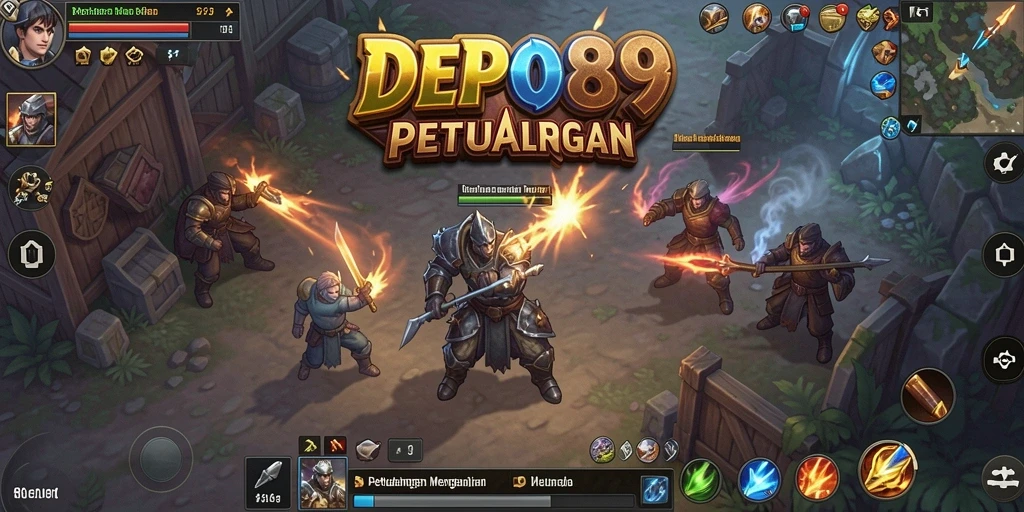 Screenshot DEPO89 menampilkan momen epik dalam petualangan RPG yang mendebarkan.