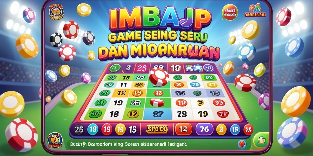 Tangkapan layar gameplay Bingo IMBAJP yang seru dan interaktif.