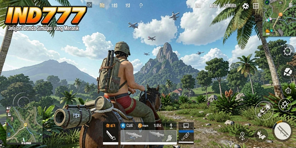 Screenshot gameplay IND777 menampilkan aksi seru dalam simulasi kehidupan.