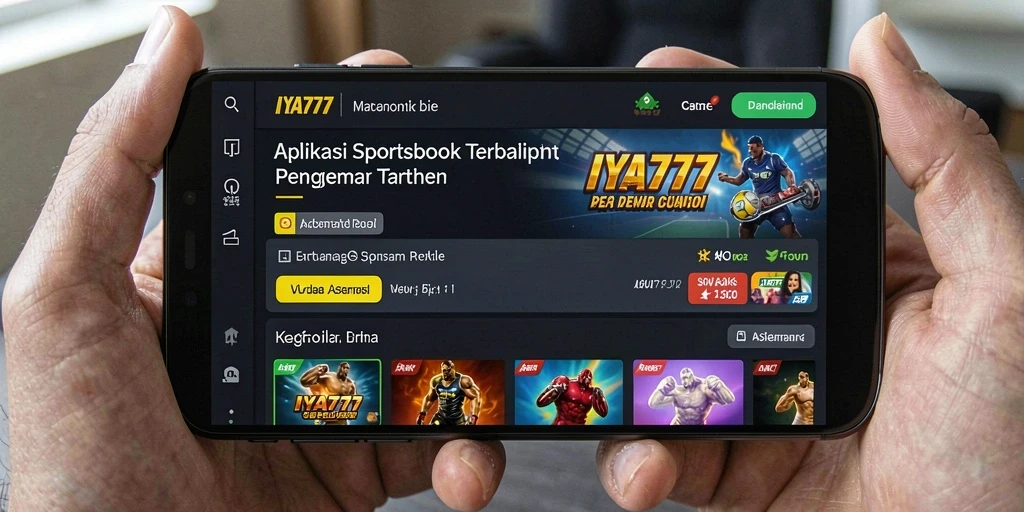 Tampilan menarik dan interaktif IYA777 saat bertaruh di olahraga.