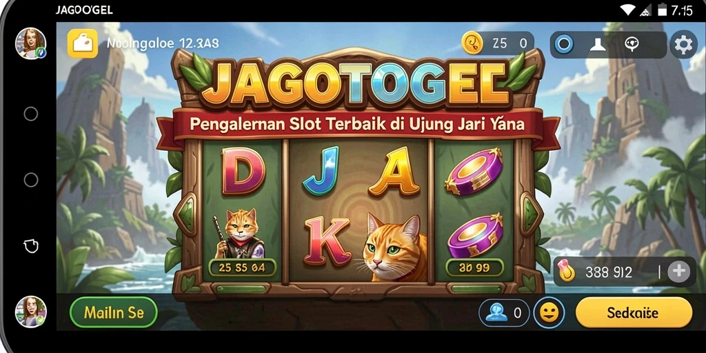 Tampilan permainan JAGOTOGEL yang menawan dan berwarna-warni.