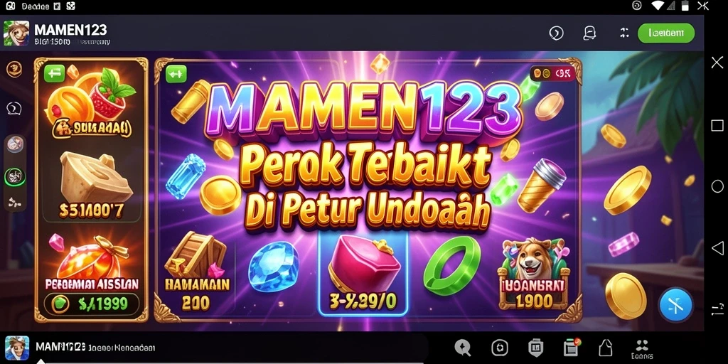 Tampilan gameplay MAMEN123 yang menarik dan penuh warna.