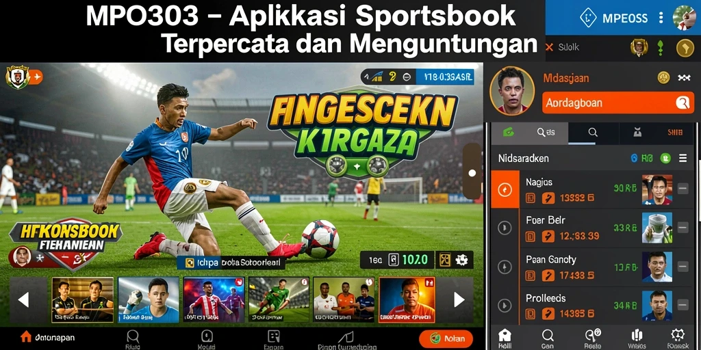 Screenshot MPO303 menampilkan antarmuka taruhan olahraga yang dinamis.