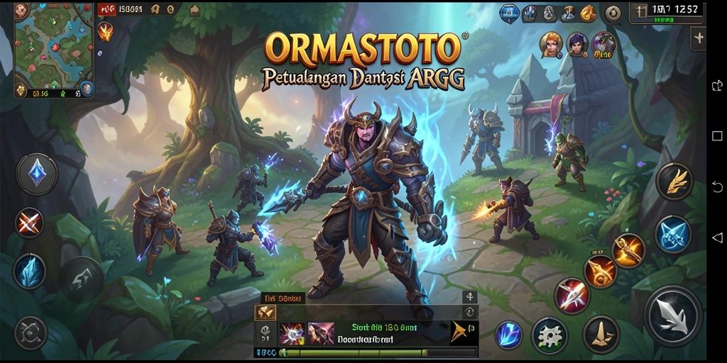 Gameplay seru ORMASTOTO dengan aksi petualangan yang mendebarkan.