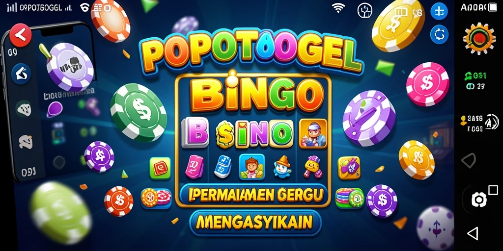 Tampilan gameplay seru dalam aplikasi Bingo POPOTOGEL.