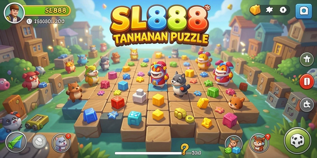 Gameplay SL888 menunjukkan kombinasi teka-teki seru dan grafis menarik.