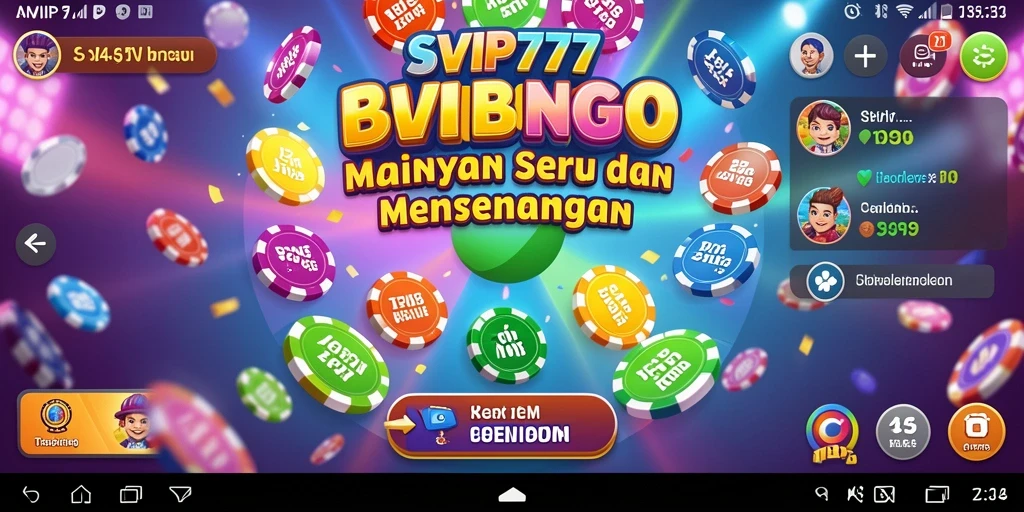 Tampilan gameplay seru dalam permainan Bingo SVIP777.