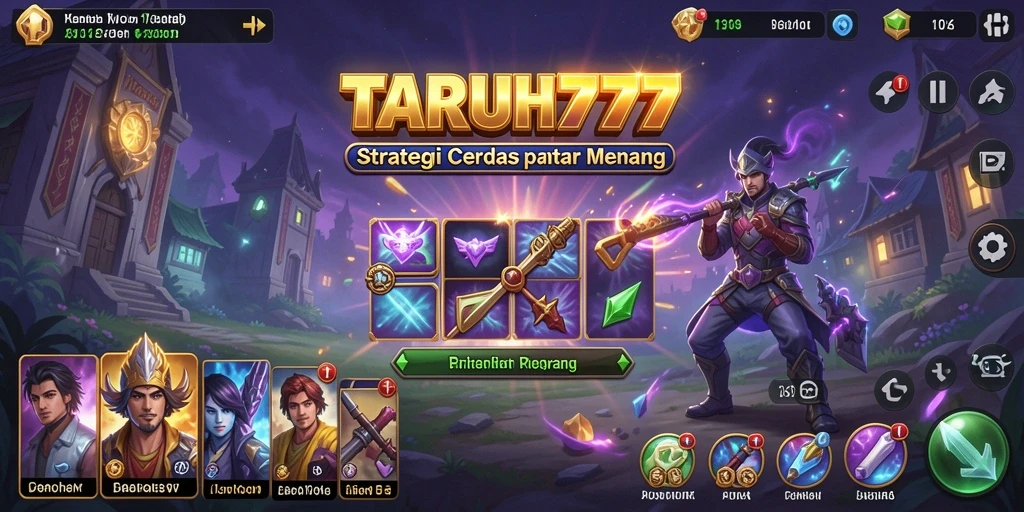 Tampilan menarik dari gameplay TARUH777 yang strategis.