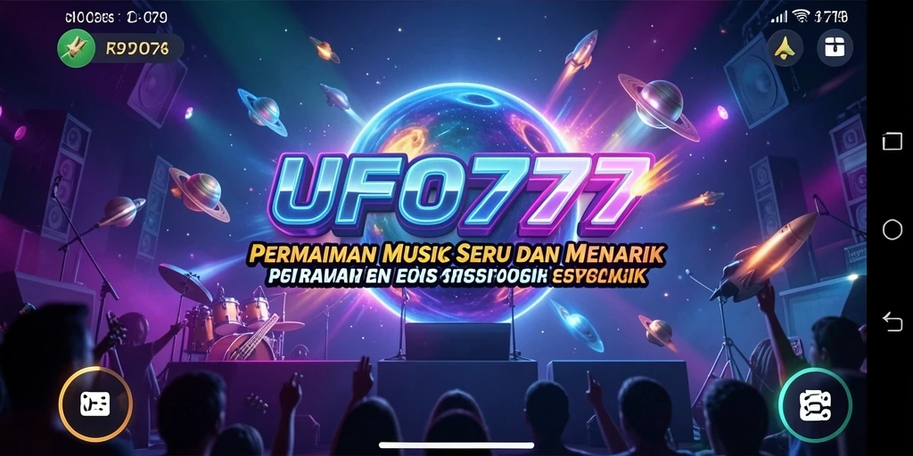 Screenshot UFO777 menampilkan gameplay seru dan interaktif dalam musik.