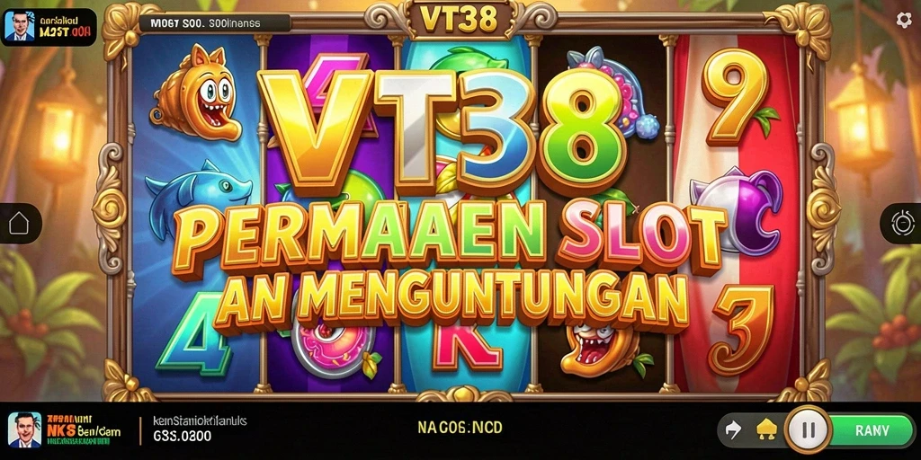 Tampilan menarik dari gameplay Slot VT38 yang penuh warna.