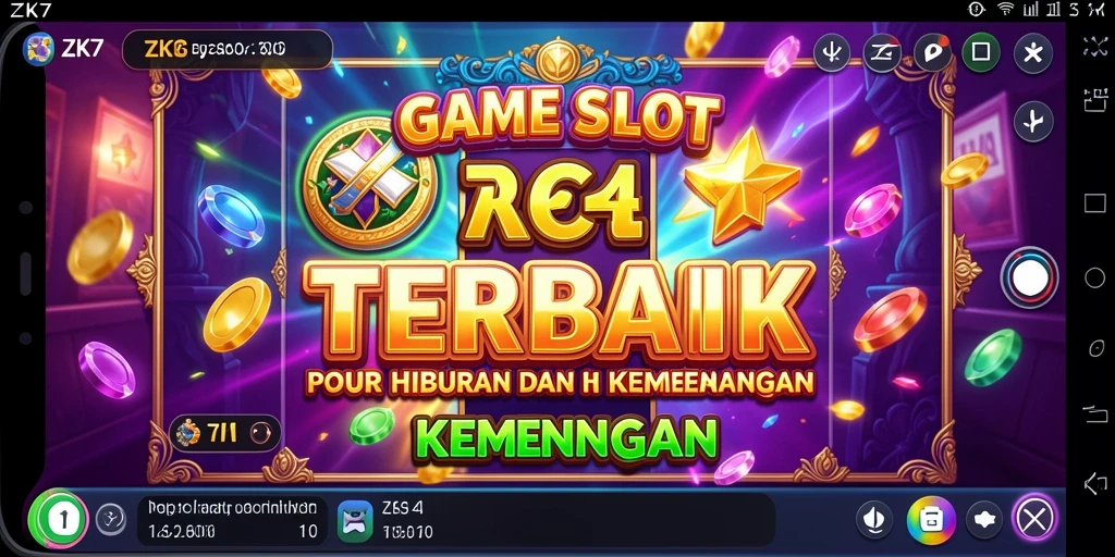 Tampilan gameplay Slot ZK7 yang menegangkan dan penuh warna.
